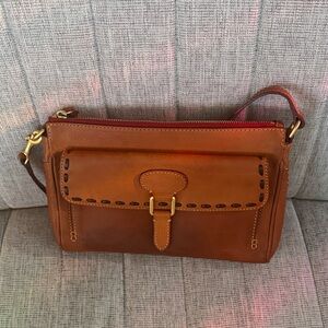 Dooney & Bourke Tan Leather Wristlet